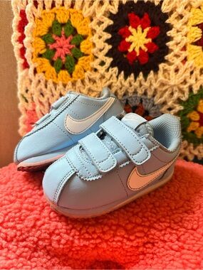 Toddler Nike Cortez Sneakers Light Blue Size 6C